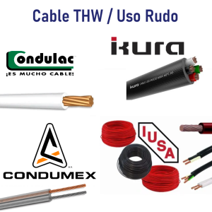 Cable THW-LS, XHHW, USE, desnudo, dúplex, triplex y de aluminio