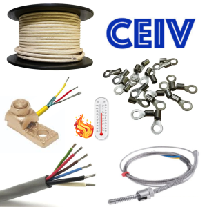 Cables, Terminales de alta temperatura, Termopar y Resistencias infrarrojas CEIV
